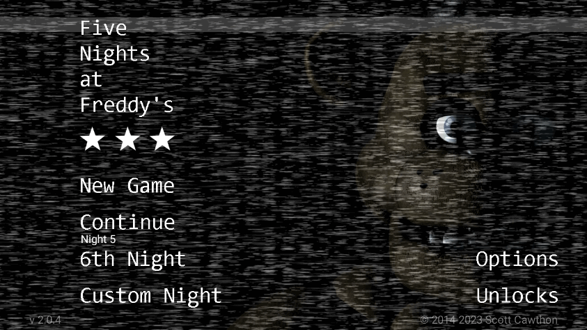 玩具熊的五夜后宫重制版(Five Nights at Freddys)v2.0.4 安卓中文最新版