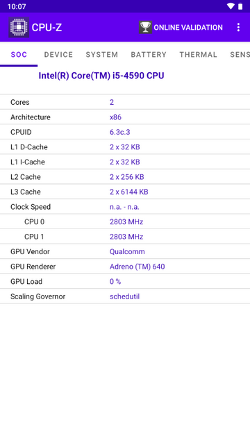 CPU-Z手机免费版v1.46 去广告高级版