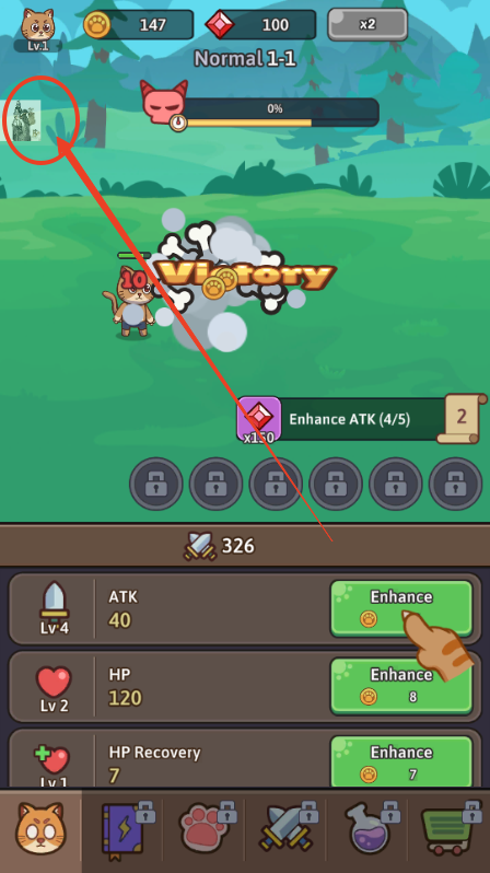 小猫传奇游戏内置折相思(Cat Legend: Idle RPG War)v57 最新版