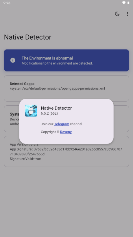 Native Detector环境检测v6.5.7 手机版